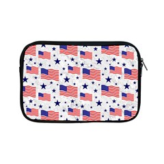 Flag Of The Usa Pattern Apple Ipad Mini Zipper Cases by EDDArt