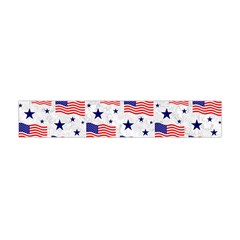 Flag Of The Usa Pattern Flano Scarf (mini) by EDDArt