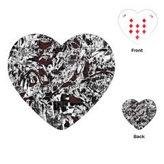 Pattern Playing Cards (heart)  by Valentinaart