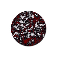 Pattern Rubber Round Coaster (4 Pack) 