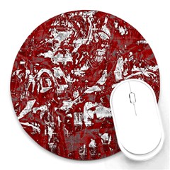 Pattern Round Mousepads by Valentinaart