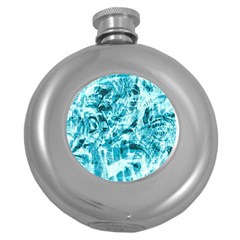 Pattern Round Hip Flask (5 Oz) by Valentinaart