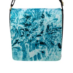 Pattern Flap Messenger Bag (l)  by Valentinaart