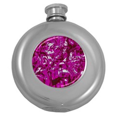 Pattern Round Hip Flask (5 Oz) by Valentinaart