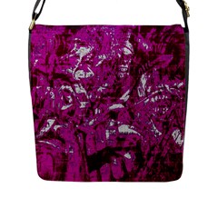 Pattern Flap Messenger Bag (l)  by Valentinaart