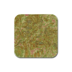 Pattern Rubber Square Coaster (4 Pack)  by Valentinaart