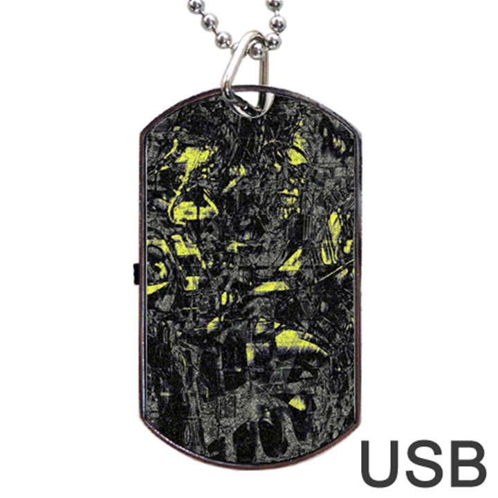 Pattern Dog Tag USB Flash (Two Sides)