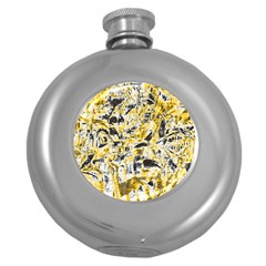 Pattern Round Hip Flask (5 Oz) by Valentinaart