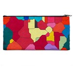 Colorful leather pieces       Pencil Case Back