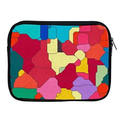 Colorful Leather Pieces       Apple Ipad 2/3/4 Protective Soft Case by LalyLauraFLM