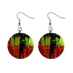 Grunge Texture             1  Button Earrings