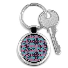 Cracked Tiles             Key Chain (round) by LalyLauraFLM