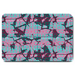 Cracked Tiles             Large Doormat by LalyLauraFLM