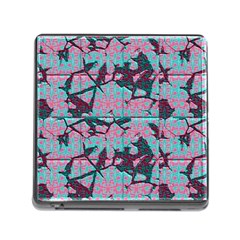 Cracked Tiles             Memory Card Reader (square) by LalyLauraFLM