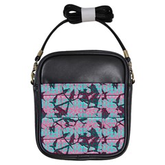 Cracked Tiles             Girls Sling Bag by LalyLauraFLM