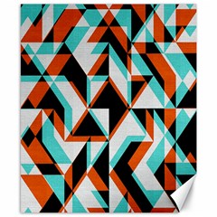 4 Colors Shapes          Canvas 8  X 10  by LalyLauraFLM