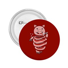 Red Stupid Self Eating Gluttonous Pig 2.25  Buttons