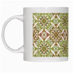 Colorful Stylized Floral Boho White Mugs Left