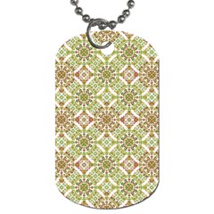 Colorful Stylized Floral Boho Dog Tag (one Side) by dflcprints