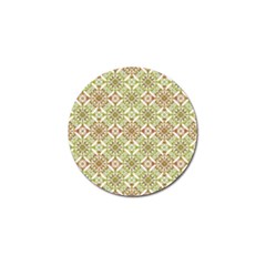 Colorful Stylized Floral Boho Golf Ball Marker (4 Pack) by dflcprints