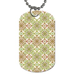 Colorful Stylized Floral Boho Dog Tag (two Sides) by dflcprints