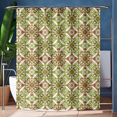 Colorful Stylized Floral Boho Shower Curtain 60  X 72  (medium)  by dflcprints