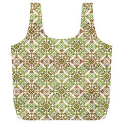 Colorful Stylized Floral Boho Full Print Recycle Bags (l)  by dflcprints