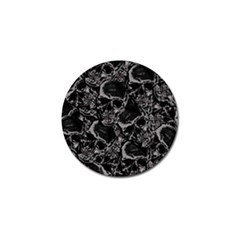 Skulls Pattern Golf Ball Marker