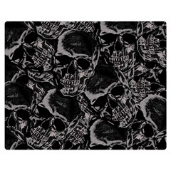 Skulls Pattern Double Sided Flano Blanket (medium) 