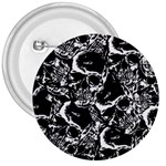 Skulls pattern 3  Buttons Front