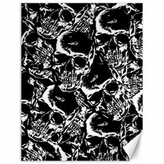 Skulls Pattern Canvas 12  X 16  