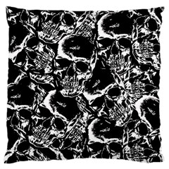 Skulls Pattern Standard Flano Cushion Case (one Side)