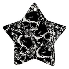 Skulls Pattern Ornament (star)