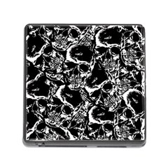 Skulls Pattern Memory Card Reader (square)