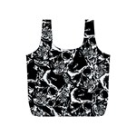 Skulls pattern Full Print Recycle Bags (S)  Front