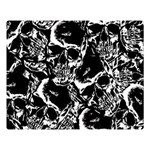 Skulls pattern Double Sided Flano Blanket (Large)  80 x60  Blanket Front