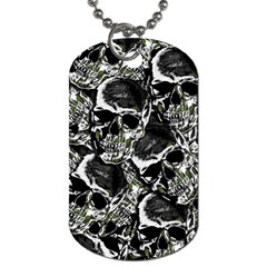 Skulls Pattern Dog Tag (two Sides)