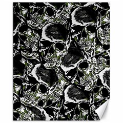 Skulls Pattern Canvas 16  X 20  