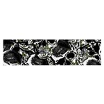 Skulls pattern Satin Scarf (Oblong) Front