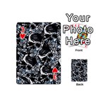 Skulls pattern Playing Cards 54 (Mini)  Front - Heart3