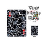 Skulls pattern Playing Cards 54 (Mini)  Front - Heart4