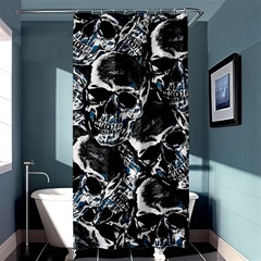 Skulls Pattern Shower Curtain 36  X 72  (stall) 