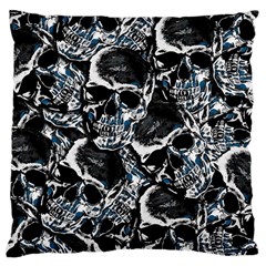 Skulls Pattern Large Cushion Case (one Side) by ValentinaDesign