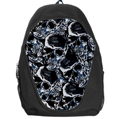 Skulls Pattern Backpack Bag by ValentinaDesign