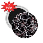 Skulls pattern 2.25  Magnets (10 pack)  Front