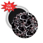 Skulls pattern 2.25  Magnets (100 pack)  Front