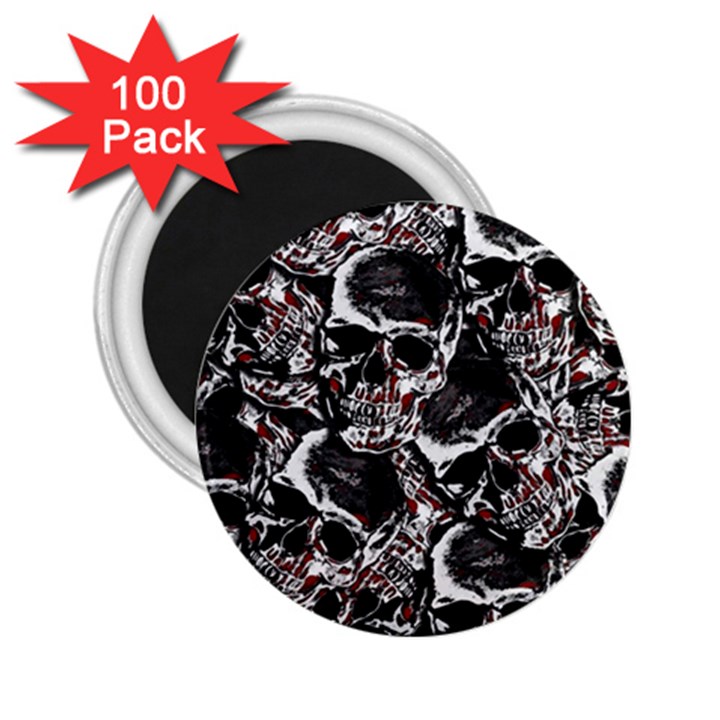 Skulls pattern 2.25  Magnets (100 pack) 