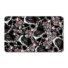 Skulls Pattern Magnet (rectangular)