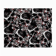 Skulls Pattern Small Glasses Cloth (2-side) by ValentinaDesign