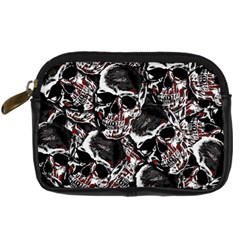 Skulls Pattern Digital Camera Cases by ValentinaDesign